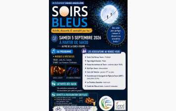 Soirée soir bleus